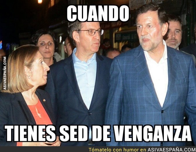 Mariano tiene sed de venganza