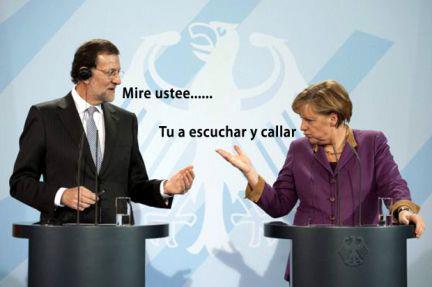 Merkel y Mariano