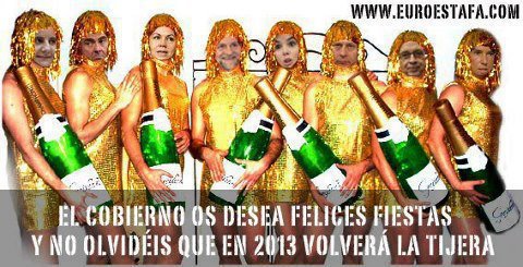 Las burbujas del PP os desean Feliz Navidad