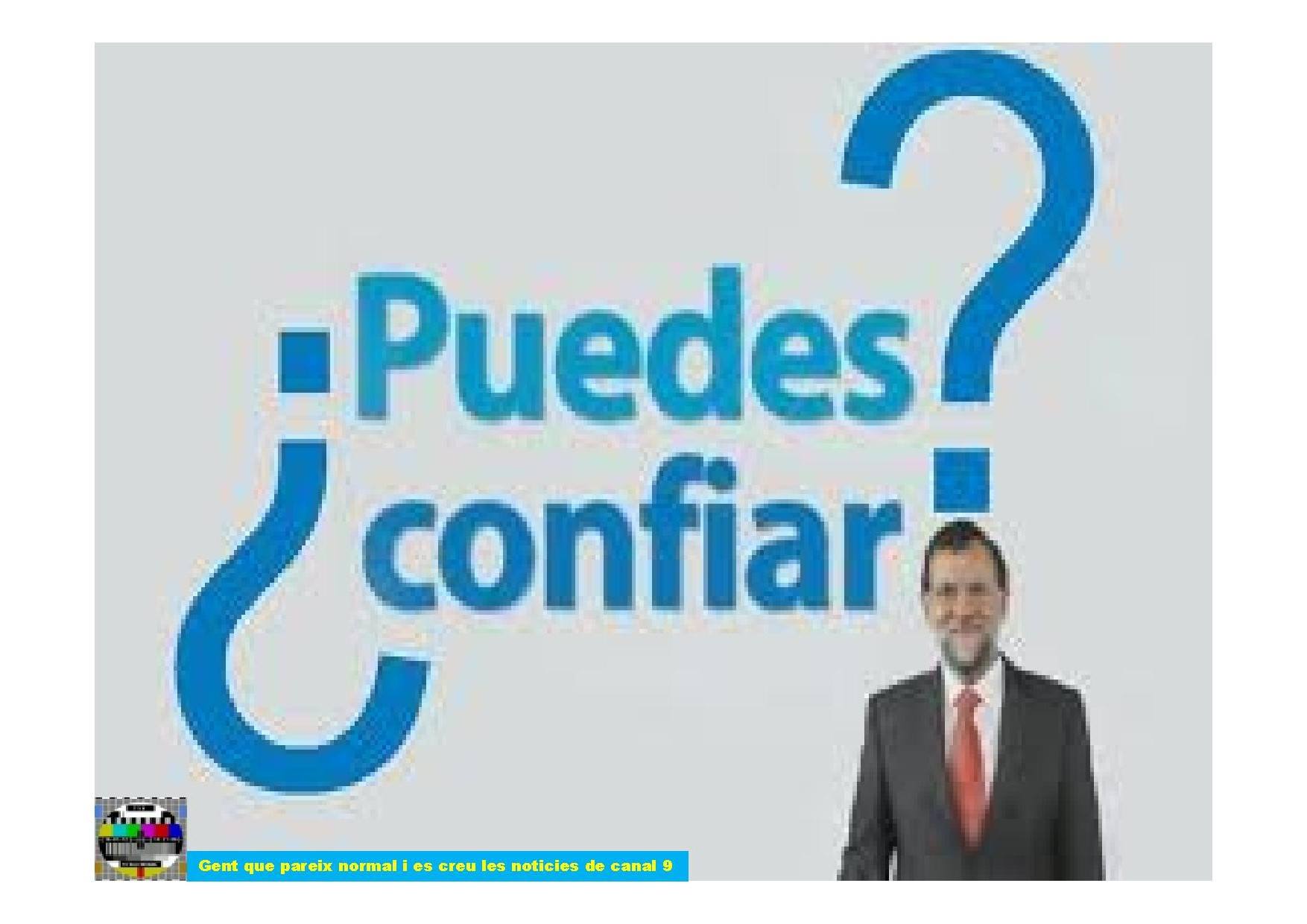 Puedes confiar en Mariano