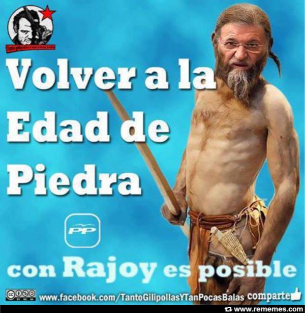 Volver al la edad de piedra con Mariano