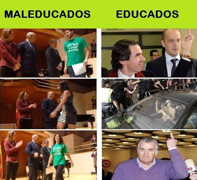 Wert los educados y los maleducados