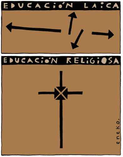 Educacion laica y religiosa