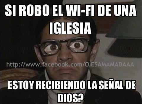 Robo de Wi-Fi en la Iglesia