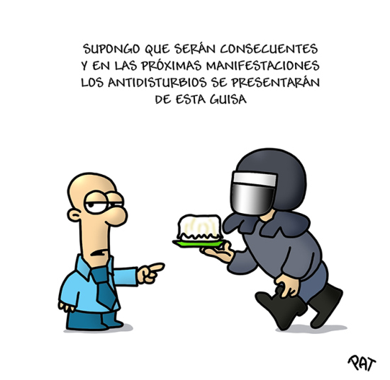 antidisturbios tartas