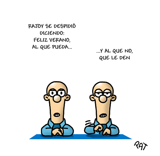 rajoy feliz verano